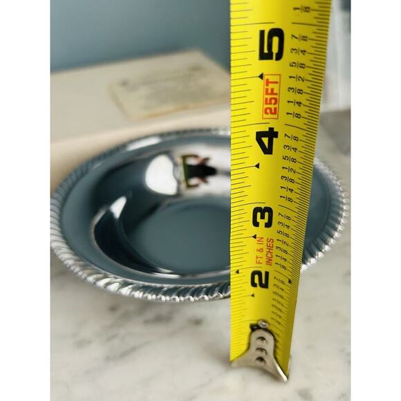 New Doehler Jarvis Utility Bowl Division National Lead Co Silver Chrome In Box - Picture 7 of 11